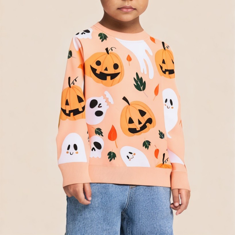 Stylish and comfortable long-sleeved sweatshirt for girls
