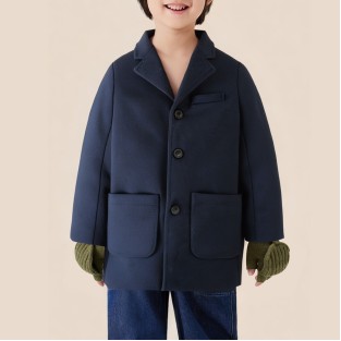 Warm and comfortable long coat for boys