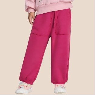 Simple and comfortable girls' athletic pants