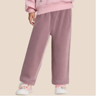 Simple and comfortable textile girls' pants