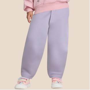 Purple casual and comfortable girls' pants