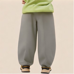Grey pure cotton soft boys' sports pants
